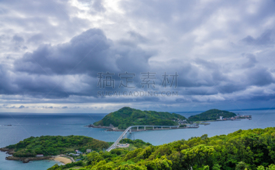 长崎,日本,岛,风景,水,天空,美,里山,度假胜地,休闲活动