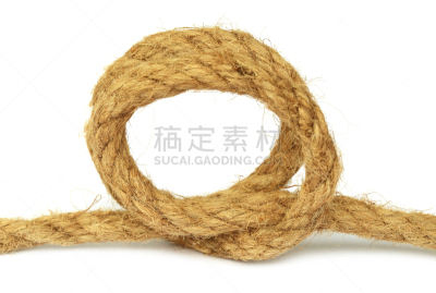 绳子,挂在木架上,搭便车,太空,稳定,水平画幅,白色背景,拿着,背景分离,粗糙的