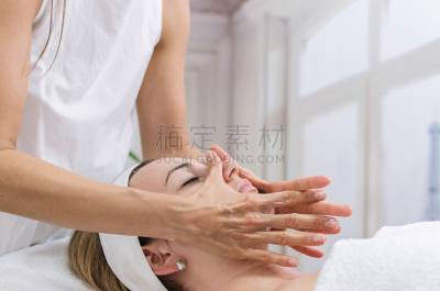 面部按摩,药,spa美容,人的鼻子,健康保健,平视角,清新,面具,健康,毛巾