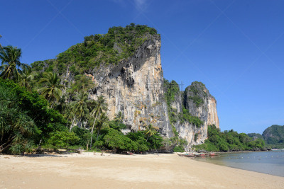 莱雷海滩,甲米,泰国,通赛湾,奥南湾,自然,水平画幅,无人,安达曼海,户外