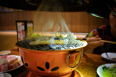 朝鲜半岛,炊具,韩国烤肉,烧肉,炙,格子烤肉,络腮胡子,水平画幅,盐渍食品,开胃品