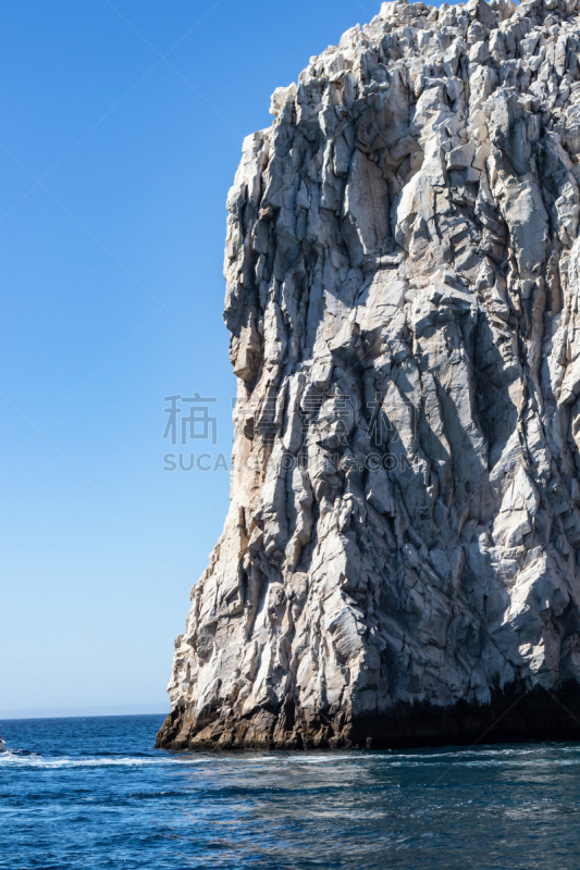 岩层,考特斯海,垂直画幅,水,山,夏天,户外,高处,海滩,风景