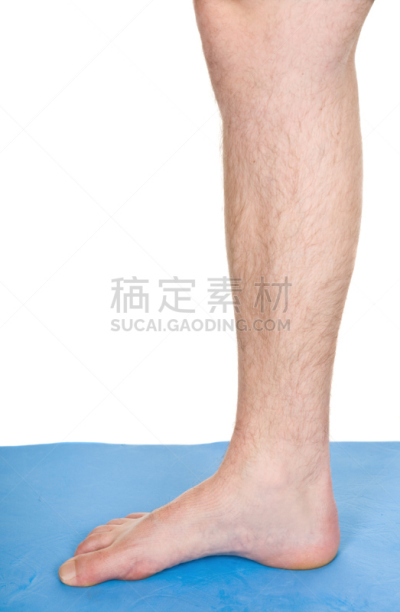 垂直画幅,人类脚趾,足,蓝色,人类肌肉,人类小腿,健康保健,腿,特写