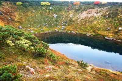 秋天,掸邦,旭岳火山,大雪山国家公园,美瑛町,北海道,国家公园,水平画幅,无人,户外