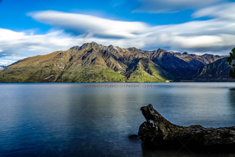 风景,新西兰,背景,瓦卡迪普湖,地形,格林诺奇,自然美,华特山,新西兰南岛,驾车