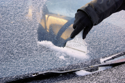 冰,白色,风档刮水器,汽车,冰雪刮,冬天,图像,霜,雪,手