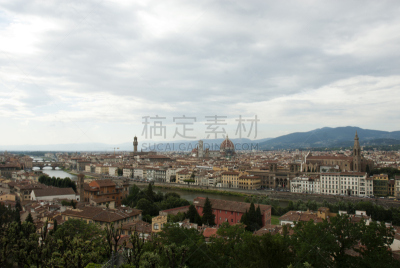 佛罗伦萨,意大利,奥尔特,佛罗伦萨市政广场,天空,都市风景,国际著名景点,彩色图片