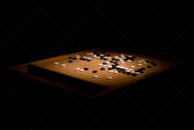 围棋,留白,水平画幅,无人,背景分离,图像,黑色,黑色背景,影棚拍摄,棋盘游戏