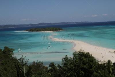 马达加斯加,看风景,野外动物,热带气候,桨叉架船,云,船,泻湖,夏天,户外