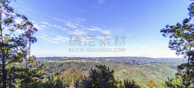 风景,地形,西班牙,森林,绿色,加利西亚,公园,水平画幅,火山地形,夏天