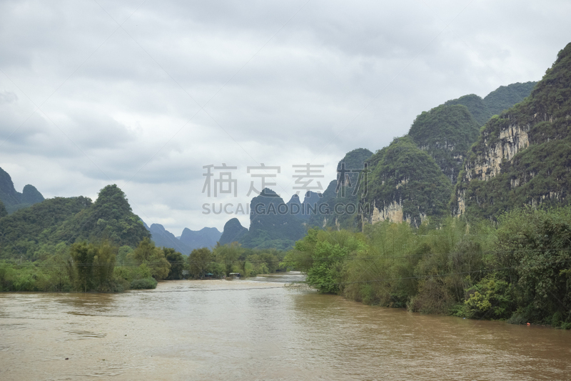 漓江,风景,丽江,水平画幅,山,无人,河流,户外,白昼,摄影