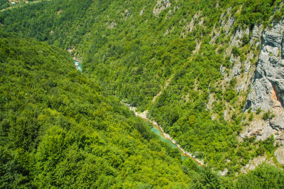 黑山,峡谷,daiya河,河床,水,水平画幅,无人,扎布利亚克,夏天,户外