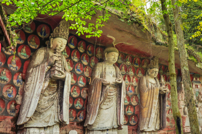 中国,雕刻物,化岩,岩石,山,宝顶山,大足,重庆,哲学家,禅宗