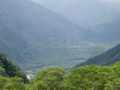 长野县,梓川,度假胜地,水平画幅,枝繁叶茂,夏天,户外,山,阿尔卑斯山脉,清新