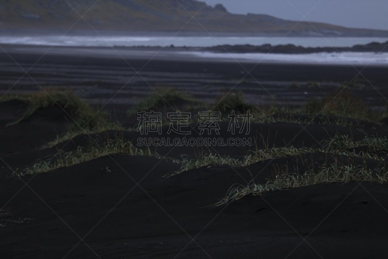 冰岛赫本,瓦特纳冰原,六月,水平画幅,沙子,无人,夏天,户外,海滩,沙丘