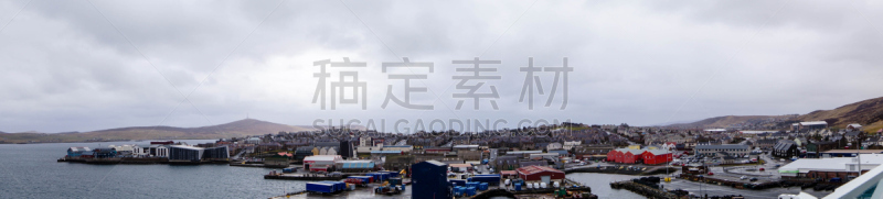 勒威克,旅游目的地,水平画幅,乘船游,海港,全景,邮轮,客轮,苏格兰,户外