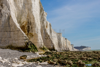 七姐妹,white cliffs,英国,七姐妹郊野公园,岩面,天空,美,水平画幅,无人,英格兰