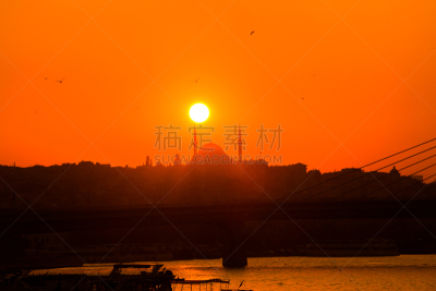 清真寺,土耳其,安纳托利亚,伊斯坦布尔,橙色,著名景点,博斯普鲁斯海峡,户外,天空,建筑