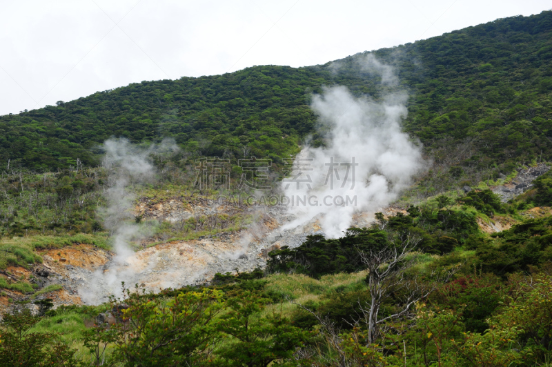 自然,里山,水平画幅,地形,无人,火山地形,日本,户外,烟,采石场