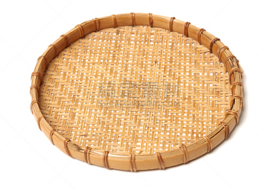 篮子,餐盘,自制的,笋,机织织物,白色背景,分离着色,辫状,褐色,古董