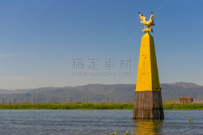 标志,茵丽湖,在边上,城市,旅途,小屋,简单,草,社区,鸟类