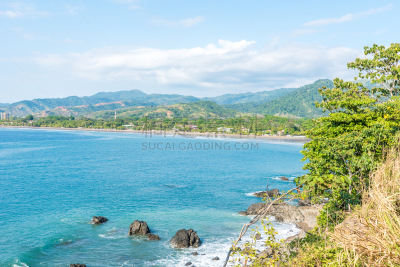 加科,哥斯达黎加,海滩,太平洋海岸,盐滩,水,天空,休闲活动,沙子,野外动物