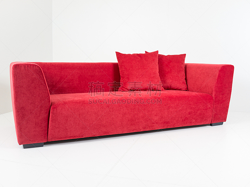 现代,红色,家具,住宅房间,白色,背景分离,扶手椅,华贵,舒服,椅子