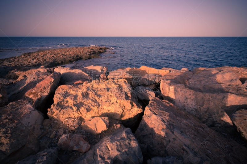 海景,地中海,布希曼族,曼加,自然,水平画幅,岩石,无人,蓝色,夏天