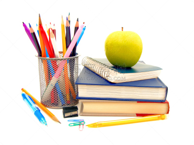 学校用品,教科书,白色,办公室,卷笔刀,办公用品,回形针,水平画幅,无人,组物体