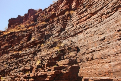 西澳大利亚,the pilbara,公园,沟壑,水平画幅,墙,旅行者,夏天,户外,偏远地区