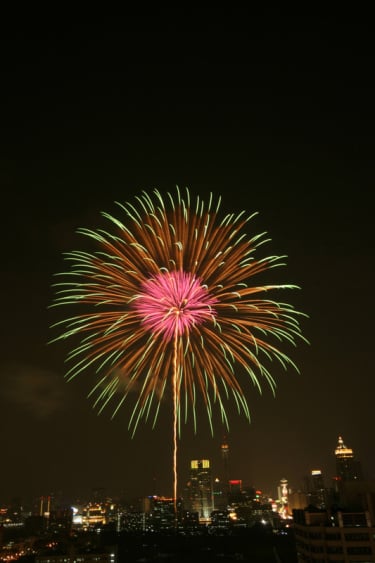 传统节日,城市,垂直画幅,夜晚,无人,宫殿,2015年,放焰火,雾,摄影