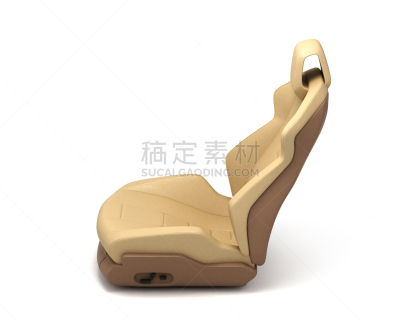 儿童安全座椅,白色背景,分离着色,三维图形,灰色,座位,水平画幅,无人,牛皮,椅子