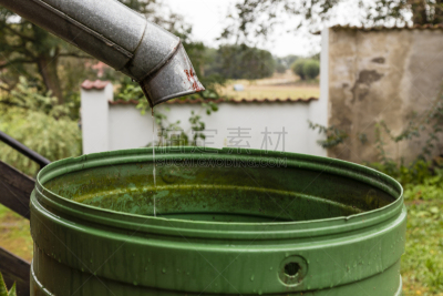 桶,雨,风暴追逐者,硬草帽,人类工程学,生态保护区,水,褐色,水平画幅,户外