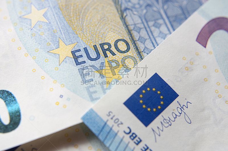 大特写,欧元符号,水平画幅,无人,金融,欧洲,银行业,金融和经济,商业金融和工业,2015年
