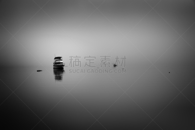 黎明,温哥华,水,水平画幅,无人,海港,早晨,户外,交通方式,冬天