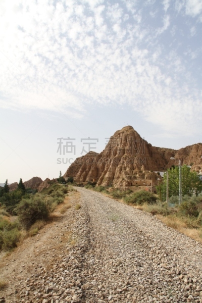 瓜迪克斯,垂直画幅,无人,安达卢西亚,夏天,沙漠,格拉纳达,西班牙,摄影