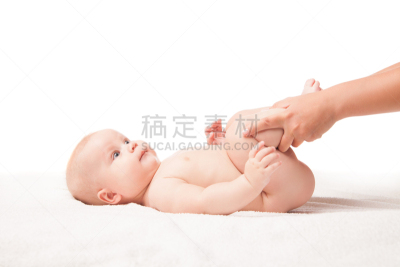 可爱的,婴儿,动物腿,水平画幅,腹腔,白人,月,毯子,新生活,人的脸部