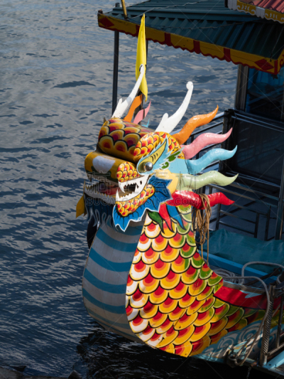 越南,顺化,龙舟,特写,传统,水上出租车,船,著名景点,客轮,香江（越南）