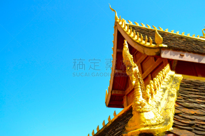 塔銮,寺庙,屋顶,修道院,水平画幅,建筑,蓝色,符号,旅行者,大门