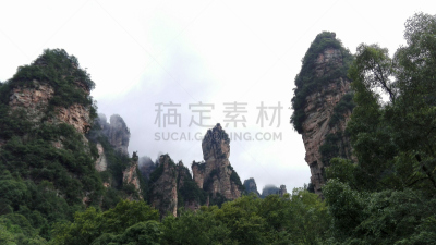 山脉,形状,反差,视角,旅途,公园,著名景点,自然美,张家界,武陵源风景名胜区
