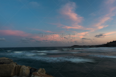 海滩,澳大利亚,周末活动,桨叉架船,围墙,水,天空,美,水平画幅,美人