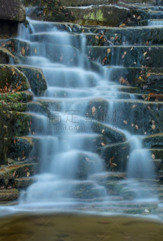 白山山脉,科劳夫峡谷,阿把拉契亚怀特山脉,东北方向,阿巴拉契亚山脉,烟雾,垂直画幅,水,瀑布