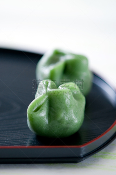 日式草饼,日本点心,垂直画幅,绿色,日本料理,无人,日本食品,特写,甜食
