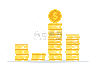 绘画插图,矢量,平坦的,计算机图标,分离着色,储蓄,水平画幅,银行,形状,无人