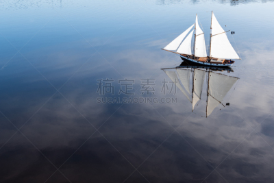 游艇,模型,遥控器,船,帆,运动,比例,风,玩具,英国