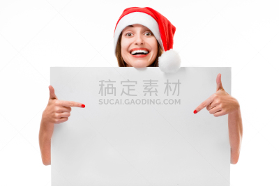 白板,青年女人,派对帽,留白,拟人笑脸,仅成年人,青年人,白色,十二月