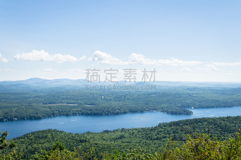 温尼佩绍基湖,风景,肉汁,图像,缅因州,偏远地区,2016,水,天空,水平画幅