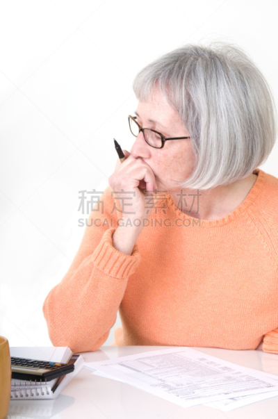税,税表,垂直画幅,悲痛,表格,白人,文档,仅成年人,白色,彩色图片