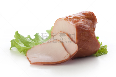 黑金刚石,莴苣,餐具,水平画幅,绿色,无人,膳食,背景分离,肉,部分