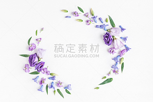 紫色,花环,白色背景,多样,丁香花,鲜花盛开,花纹,国际妇女节,风信子,母亲节
